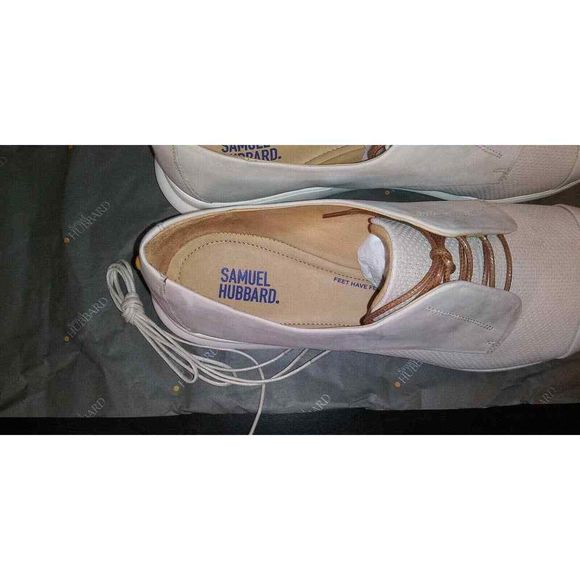 Samuel Hubbard - Freedom Stroll Cap Toe Derby- Buff Nubuck 7.5 - Picture 4 of 5